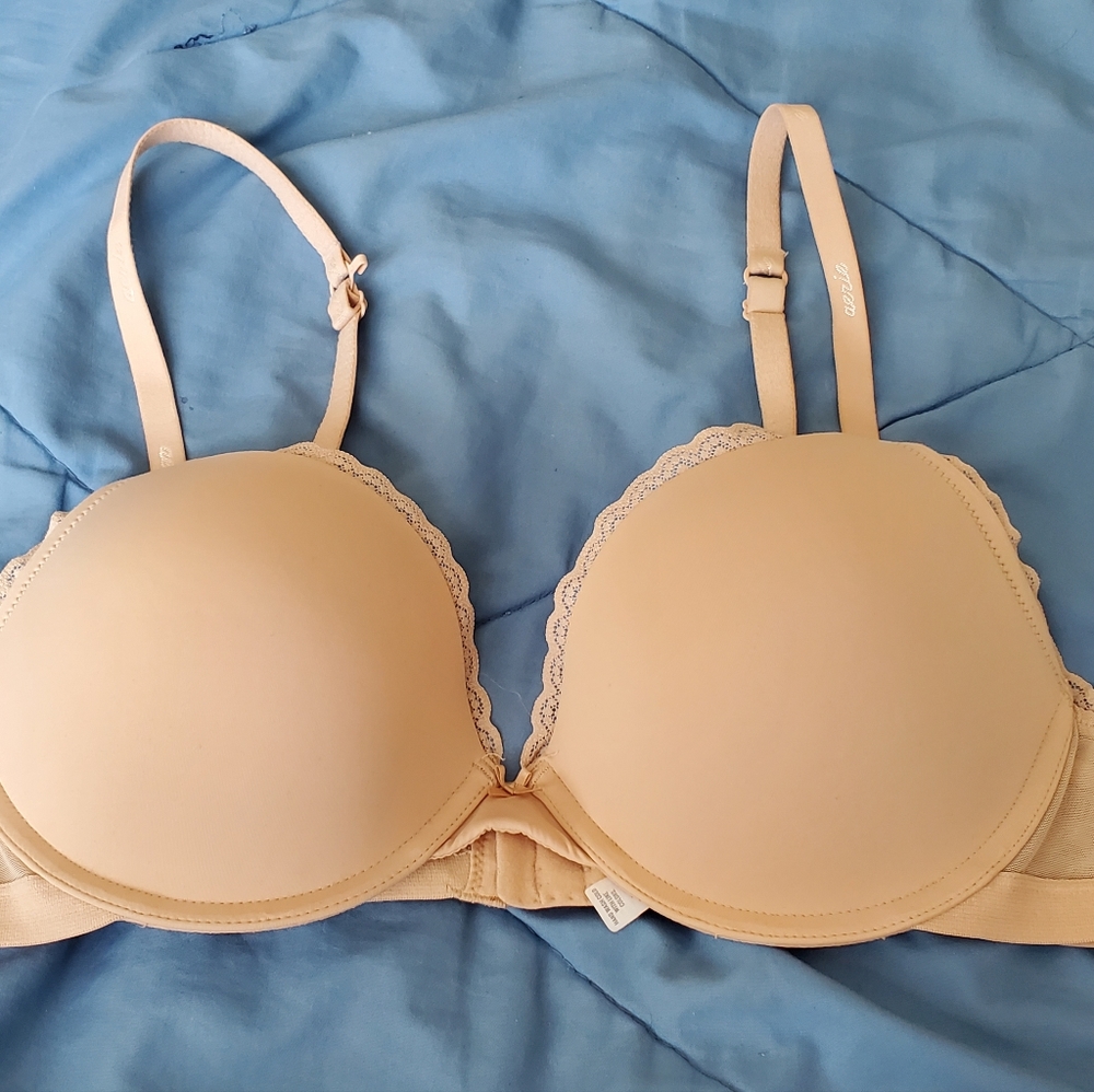 Aerie Real Happy Plunge Push Up Bra 38b